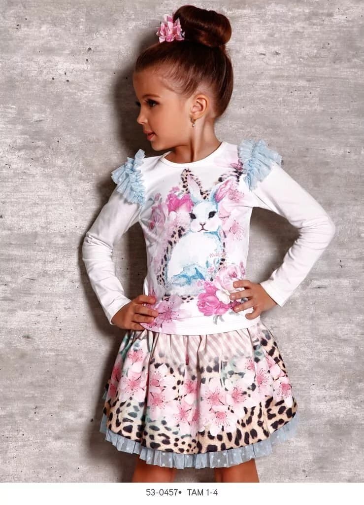 Saia Infantil e Blusa Miss Cake Doce Princesa 530457